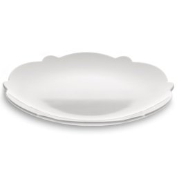 Alessi designové dezertní talíře Dressed Dessert Plate (4 kusy)