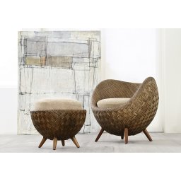 Kenneth Cobonpue designové podnožky La Luna Ottoman