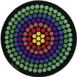 DESIGNERCARPETS designové koberce Verner Panton Vp 8 Round