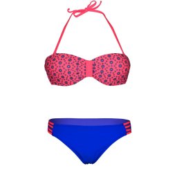 Jordi Bandeau bikiny vyztužené s kosticí S868 M zářivě růžová