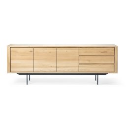 Ethnicraft designové komody Shadow Sideboard - 3 doors/ 3 drawers