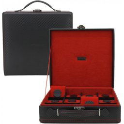 Kazeta na hodinky Friedrich Lederwaren Carbon 32054-2