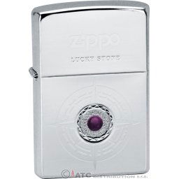 Benzínový zapalovač Zippo LUCKY STONE violet 28168