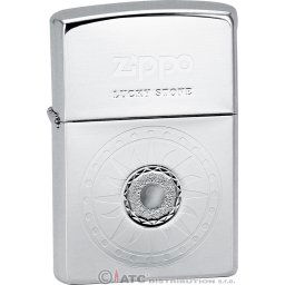 Benzínový zapalovač Zippo LUCKY STONE white 28169