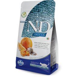 N&D Ocean GF Cat Adult Herring Pumpkin Orange 300 g