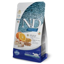 N&D Ocean Cat Adult Codfish Spelt Oats Orange 1,5 kg