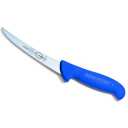 F. Dick - Nůž vykošťovací 15 cm, zahnutý, poloohebný, modrý