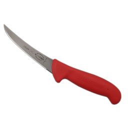 F. Dick - Nůž vykosťovací 13 cm, zahnutý, poloohebná, červená