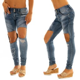 V&V Jeans s aplikací a trháním - 26