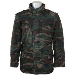 bunda SURPLUS - M65 JACKE WASHED - WOODLAND - 20-3500-62