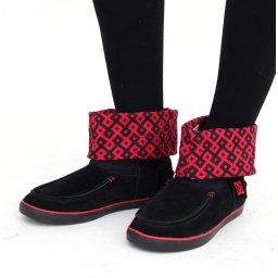 boty dámské DC - Twilight - BLACK/ATHLETE RED