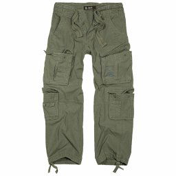 kalhoty pánské BRANDIT - Pure Vintage Trouser Oliv - 1003/1