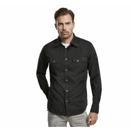 košile pánská Brandit - Men Shirt Slim - Black - 4005/2