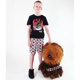 pyžamo chlapecké TV MANIA - Angry Birds / Star Wars - Black - SWAB 340