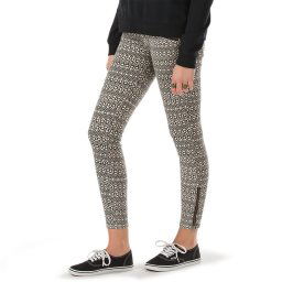kalhoty dámské VANS - Moto Skinny Denim - Creme - VX7GCUO