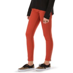kalhoty dámské VANS - Moto Skinny Denim - Ketchup - VX7G4MO