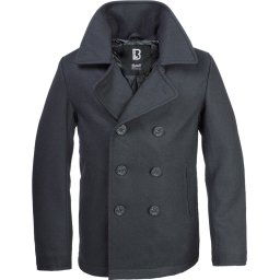kabát pánský zimní Brandit - Pea Coat - Black - 3109/2 (9156/2)