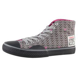 boty dámské VISION - Canvas HI - Grey/Pink - VWF3FWCH01