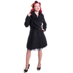 kabát dámský ROCKABELLA - Lynn - Black