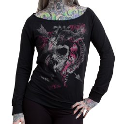 mikina dámská HYRAW - Sweat Leger - Heart - HY195