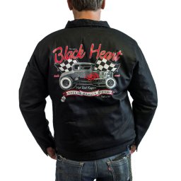 bunda pánská BLACK HEART - SPRINTER - BLACK - 006-0005-BLK