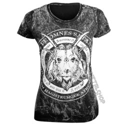 tričko dámské AMENOMEN - CHURCH OF SATAN - OMEN053DA ALLPRINT WHITE