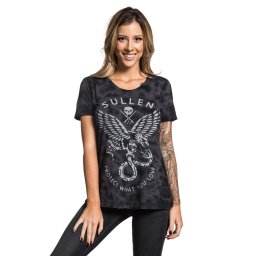 tričko dámské SULLEN - ENGAGE - BLACK - SCW1873_BK
