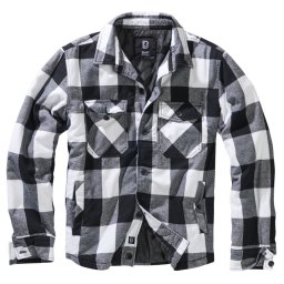 bunda pánská BRANDIT - Lumberjacket checked - 9478-white/black check
