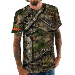 tričko pánské LETHAL THREAT - BACKWOODS - SKULL CAMO - SC50508