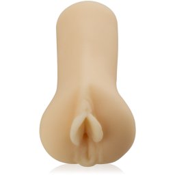 SCALA MALÁ ÚZKÁ ŠTĚRBINKA UMĚLÁ VAGÍNA Z KŮŽE CYBERSKIN S MASÁŽNÍMI VÝSTUPKY - 53455295