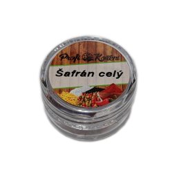 Profikoření - Šafrán celý, lahvička (0.5g)