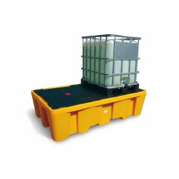 Plastová jímka s roštem - objem 1100 l - 245 x 145 x 57,5 cm