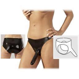 SCALA LATEXOVÝ STRAP-ON S KALHOTKAMI PRO NĚHO I PRO NI - 78285995