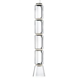 Flos designová závěsná svítidla Noctambule Suspension 4 Low Cylinder Cone