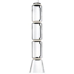 Flos designová závěsná svítidla Noctambule Suspension 3 Low Cylinder Cone