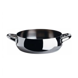 Alessi designové nízké hrnce Mami Polished (objem 280 cl)