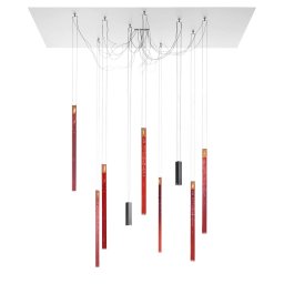 Maurer designová závěsná svítidla Flying Flames - základna (114 x 40 cm)