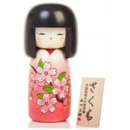 Japonská panenka Kokeshi Sakura 16 cm