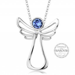Přívěsek anděl Happy Aquamarine