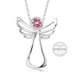 Přívěsek anděl Happy Light Rose