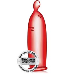 KONDOMY SECURA - JAHODOVÉ- 1 KUS DSR 0415197