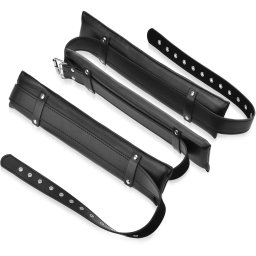 SCALA BDSM POSTROJ, MĚKKÉ KOŽENÉ PÁSY NA KRK A NOHY, REGULACE OBVODU - 71922030