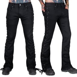kalhoty pánské (jeans) WORNSTAR - Hellraiser - Black Denim - Black - WSP-HRKSL