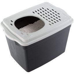 Krytá toaleta Ferplast Jumpy s horním vstupem