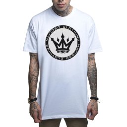 tričko pánské MAFIOSO - MAFIOSO PATCH - WHT - MAF006