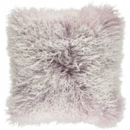 Natures Collection designové kožešinové polštáře Tibetan Sheepskin Snow Collection (60 x 60 cm)