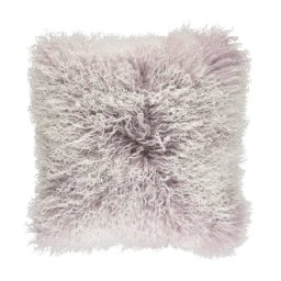 Natures Collection designové kožešinové polštáře Tibetan Sheepskin Snow Collection (40 x 40 cm)