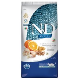 N&D Ocean Cat Adult Codfish Spelt Oats Orange 10 kg