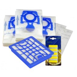HEPA filtr a sáčky pro ZELMER Cobra, Clarris, Explorer, Flooris, Odyssey 1+12ks sada
