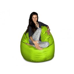 CrazyShop sedací vak HRUŠKA MEGA, neonově zelená